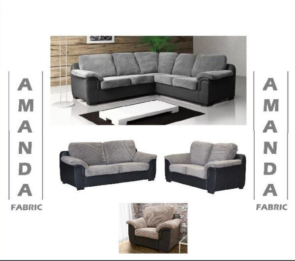 Amanda  Fabric Corner 50/50