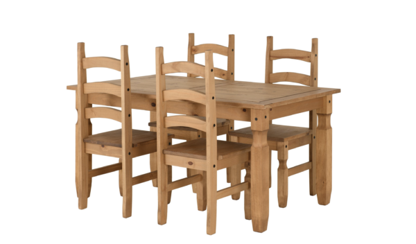 Corrie Dining Table + 4 Chairs