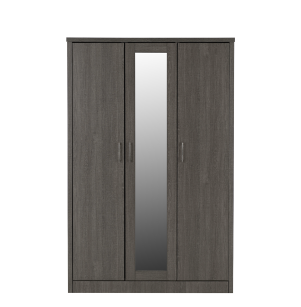 Premium 3 Door Mirrored Wardrobe