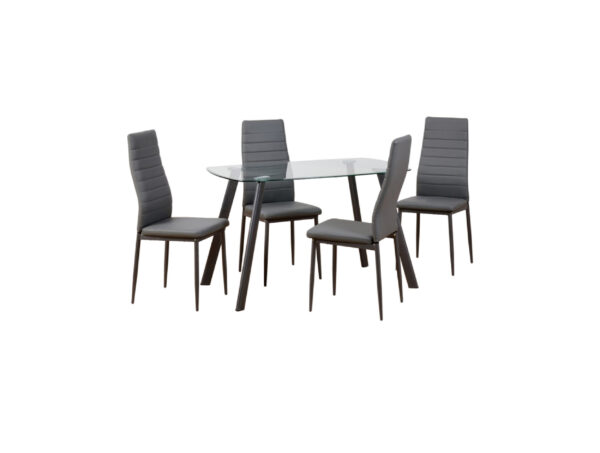 Abigail Dining Table + 4 Chair