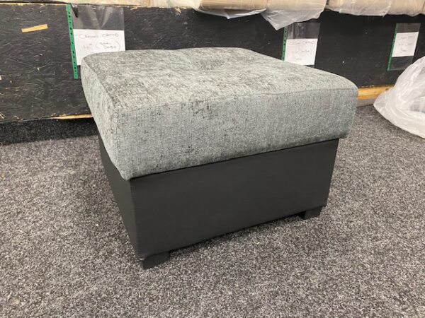 Footstool with storage Fabric Crystal -  (Clearance)